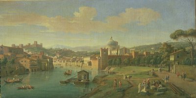 Utsikt over Verona av Gaspar van Wittel